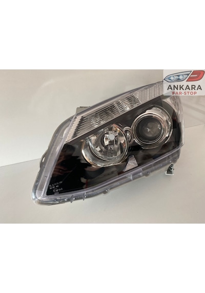 Isuzu D-max 2012-2015 Far Lambası Siyah Mercekli Sol