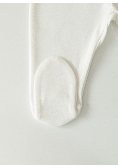 Kitikate Organik New Basic Patikli Pantolon Ekru Ekru