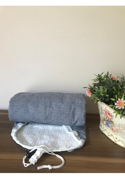 Ütü Masası Kılıfı İpli Stoperli Keçeli Örtüsü Bezi 55x140 Astor