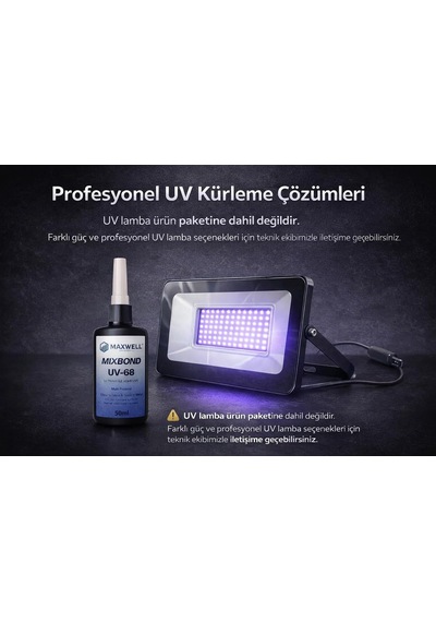 Mıxbond Uv68 Uv Yapıştırıcı 50g Camı Cama Ve Camı Metale Yapıştırıcı, Uv Işıkla Kürlenen Optik Şeffaf Endüstriyel Yapıştırıcı, Lens Cam Metal Plastik İçin Güçlü Şeffaf Uv Glue