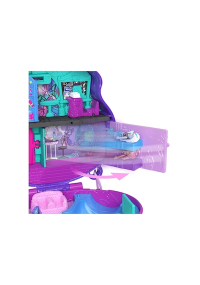 Hvv58 Polly Pocket - Monster High Temalı Kompakt Oyun Seti