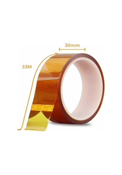 Kapton Bant 30mm X 30 Metre Yüksek Düşük Sıcaklık -73c 260c Termal Isıya Dayanıklı Güçlü Yalıtım