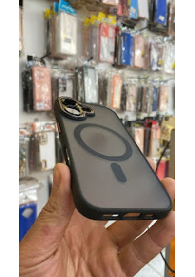 Apple iPhone Uyumlu  16 Kamera Korumalı Mat Magsafe Wireless Şarj Destekli Renkli 45646