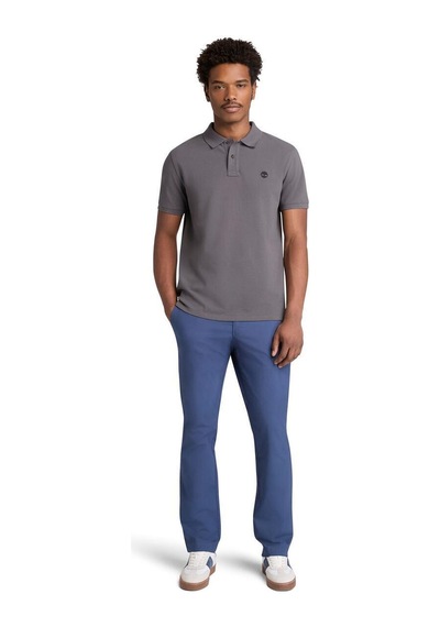 Timberland Mıllers Rıver Pique Short Sleeve Polo Erkek Tişört Tb0a6vdpw081 Gri