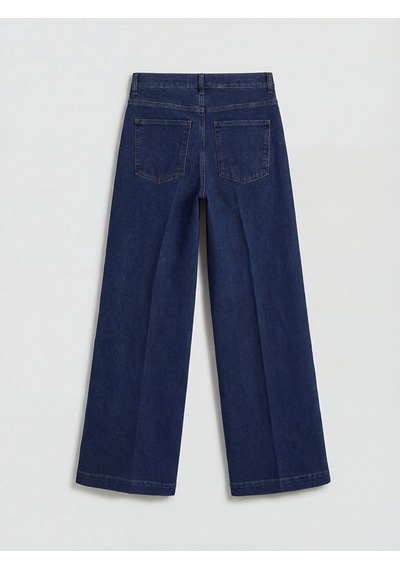 Lcw Modest İndigo Wideleg Kadın Jean Pantolon