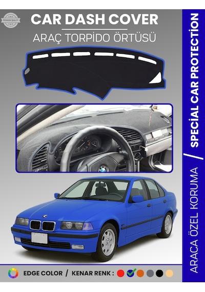 Bmw E36 1990-2000 Torpido Örtüsü Ön Göğüs Koruma Torpido Koruma Araca Özel Kaymaz Kolay Montaj - 119 Stiloto
