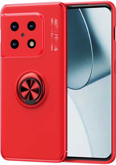 One Plus 10 Pro Kılıf Zore Ravel Silikon Kapak Kırmızı