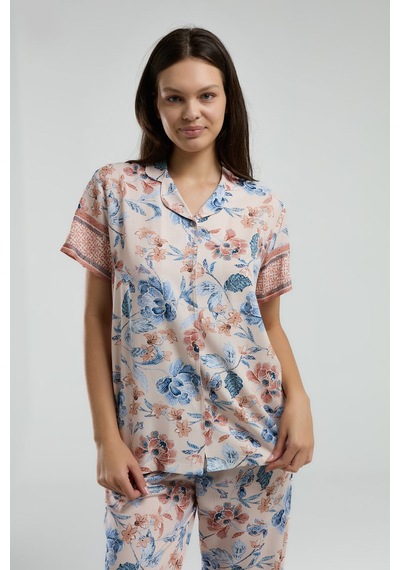 Arnetta Kadın Pembe Gömlek Pijama Ar3201-s-v1 Pembe