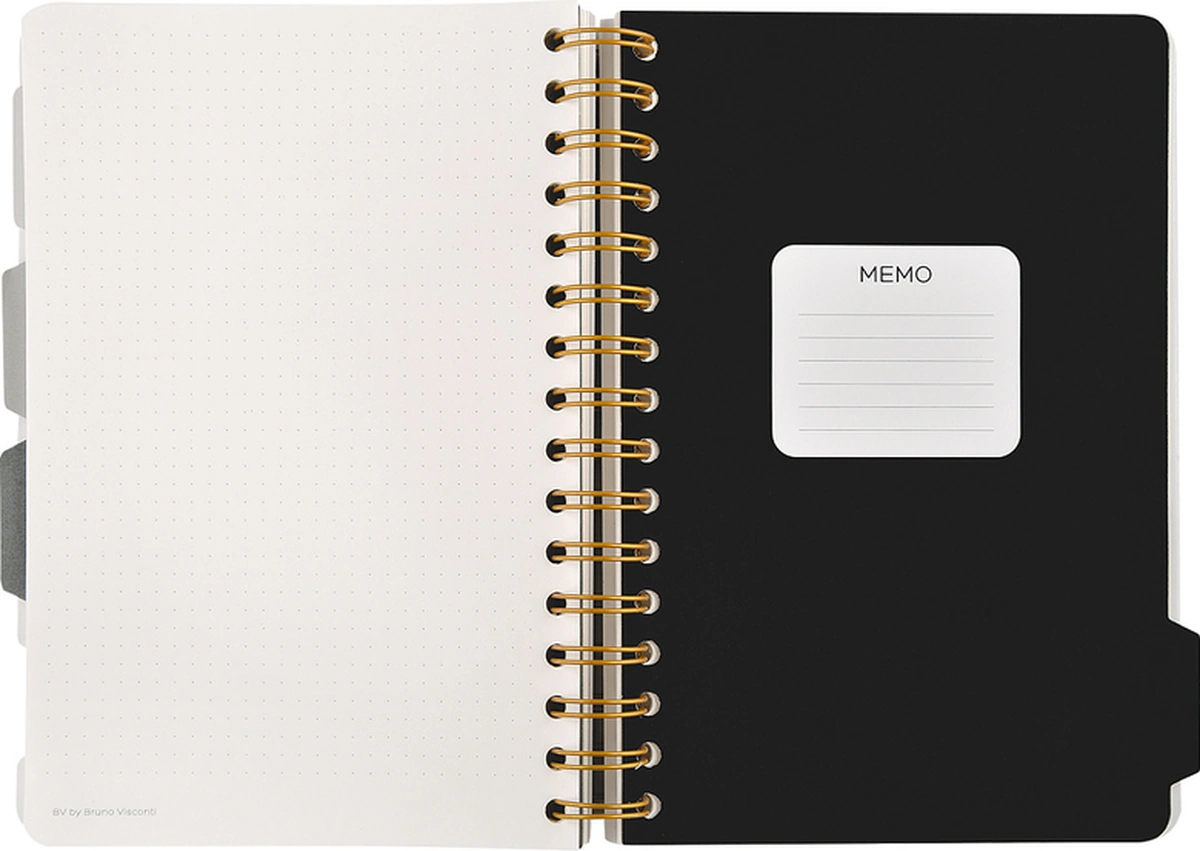 Spiralli Defter A5 4 Ayraçlı, 30 Yap. Çizgili, 30 Yap. Çizgili, 30 Yap. Noktalı, 30 Yap. Düz Desen1