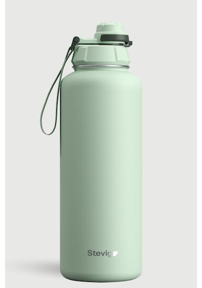Stevig 1 Hand Leak-proof Sızdırmaz Çelik Termos 1500 Ml Smoke Green St-256 Yeşil