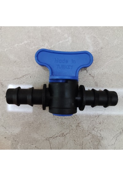 Damlama Sulama Plastik Küresel Mini Vana 50 Adet 16 Mm Kurt Ağzı