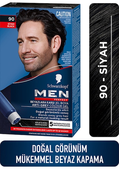 Schwarzkopf Men Perfect Saç Boyası 90 - Siyah