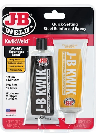 Jb Weld Kwikweld Profesyonel Boyut 10 Oz 2 Parçalı Soğuk Kaynak Sistemi Güçlü Epoksi Yapıştırıcı
