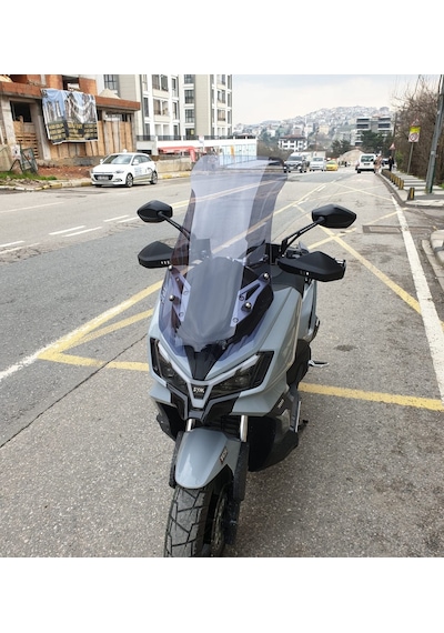 Motocam Sym Adx 300 Ön Cam 2024-2026 Model 75cm Füme Renkli 4mm Uzun