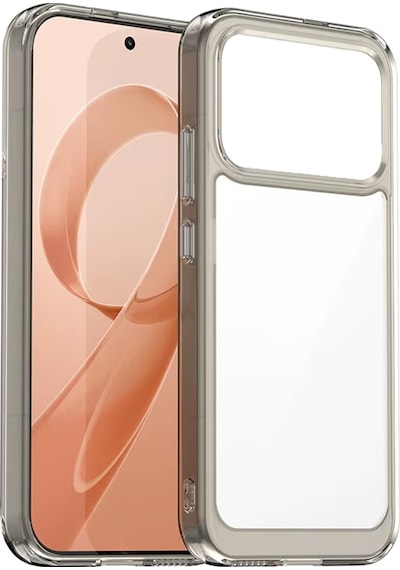 Microcase Xiaomi 17 Pro Max Shield Serisi Darbeye Dayanıklı Yarı Esnek Plastik Tpu Kılıf - Al8100 Füme