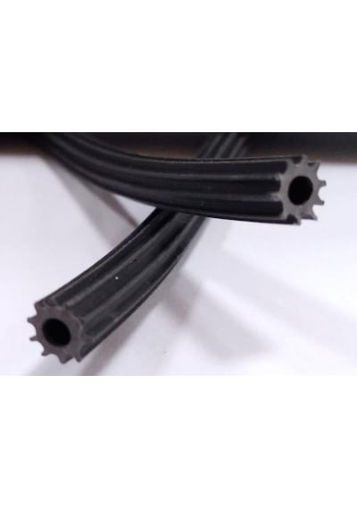Sineklik Fitili 4,5 mm Siyah 10 Metre