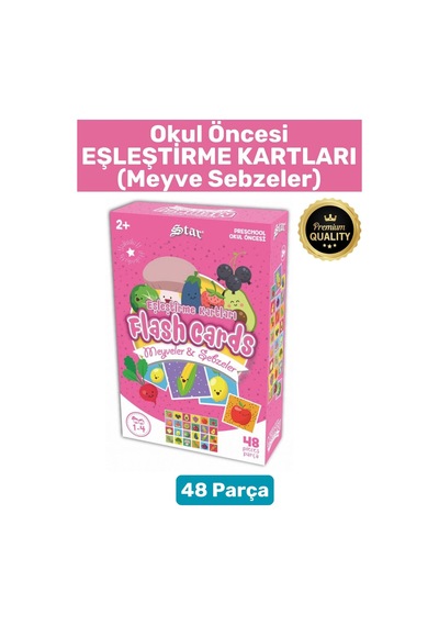 Preschool Eğitici Öğretici Hafıza Geliştirici Okul Öncesi Eğlenceli Eşleştirme Oyunu-meyve Sebzeler