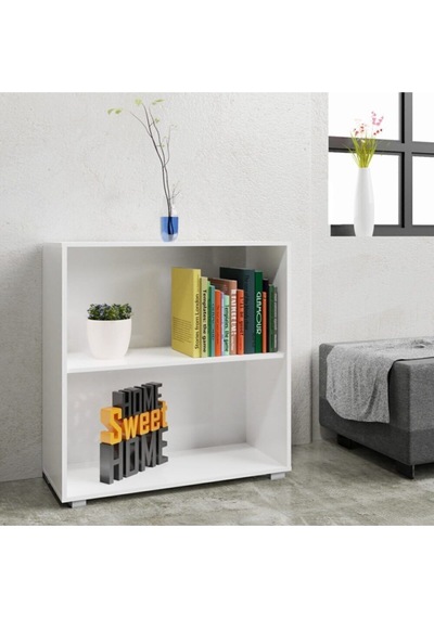 Dila Kitaplık 80 Cm Beyaz Beyaz