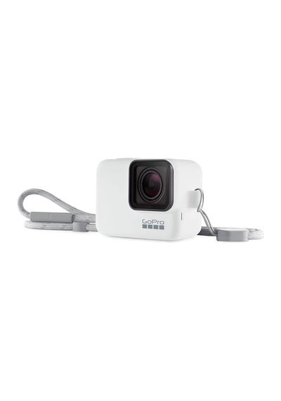 Gopro Bileklik + Slikon Kılıf Ve Boyunluk, Beyaz Hero7 Black