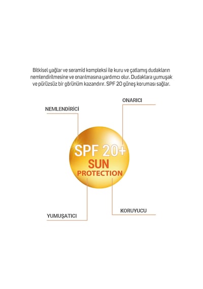 Spf 20 Onarıcı Dudak Balsamı 20 Ml