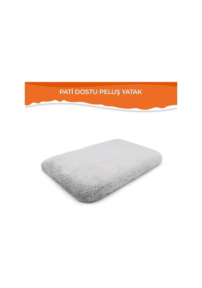Gobypet Peluş Kalorifer Petek Radyatör Yatağı Geniş Tasarım, Kedi Ve Köpek Uyumlu Gri Belirtilmemiş