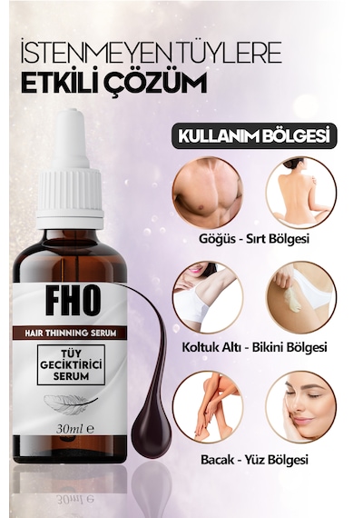 Fho Tüy Dökücü ve Nemlendirici Serum 30 ML