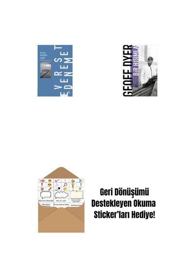 Beyaz Kumlar + Bir Hışımla + Okuma Sticker'ları