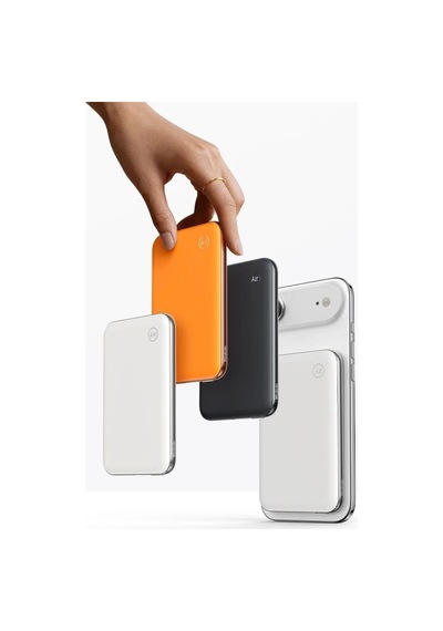 Mc-2932 Metaair 20w 5000mah Ultra Ince Metal Manyetik Kablosuz Powerbank Turuncu