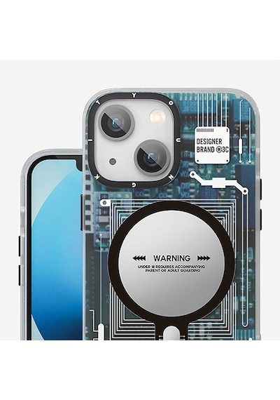 Youngkit Apple Uyumlu iPhone 14 Plus Kılıf Magsafe Şarj Özellikli YoungKit Technology Serisi Kapak Youngkit-TA82100