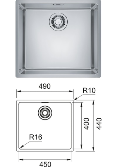 Franke Maris Mrx 110-45 Eviye + Lina Spiralli Inox Armatür Seti Inox