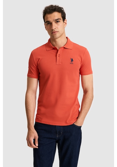 U.s. Polo Assn. Erkek Kiremit Tişört Basic 50326920-vr031
