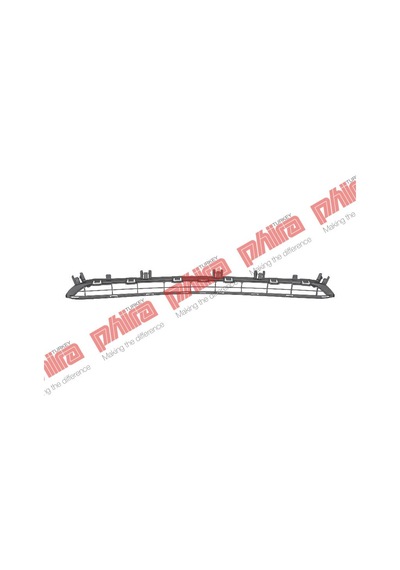 Tampon Izgarası On Alt Orta Sıyah 3008 2009 Phıra 3008-09110