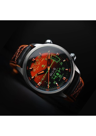 Avı-8 Hawker Harrier Hud Av-4117-03 Otomatik Erkek Kol Saati Gri