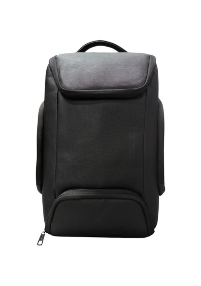 17'' İnç Siyah Kumaş Laptop Bilgisayar Seyahat Günlük Okul Unisex Sırt Çantası Siyah - Siyah