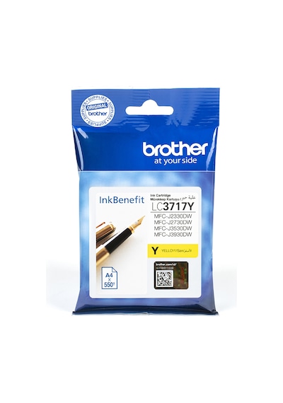 Brother Lc3717Y Sarı Mürekkep Kartuş 550 Sayfa