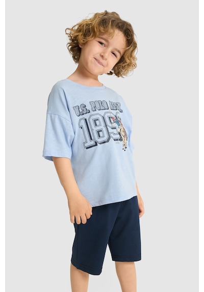 U.s. Polo Assn. Erkek Çocuk Mavi Pijama Takım 50327363-vr036