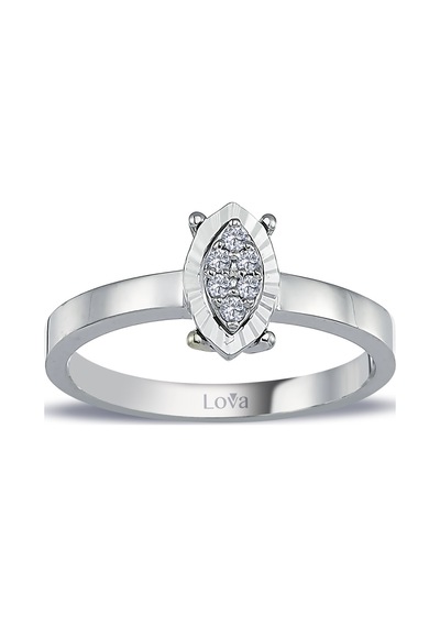 Lova Pırlanta Taşlı Markiz Eridu Yüzük - 1070211