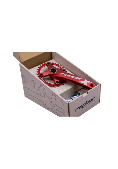 Kron Raptor Hollowtech Aynakol 32 Dişli - Kırmızı Kırmızı