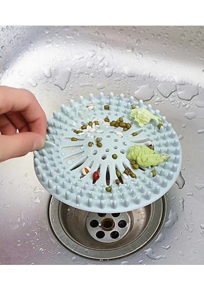 Süzgeçli Silikon Lavabo Ve Küvet Tıkacı Yuvarlak Lavabo Tıkacı Süzgeç Banyo Tıpa Banyo Süzgeç Siliko Diğer