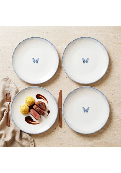 Güral Flora 4lü 20 Cm Porselen Düz Tabak Diğer