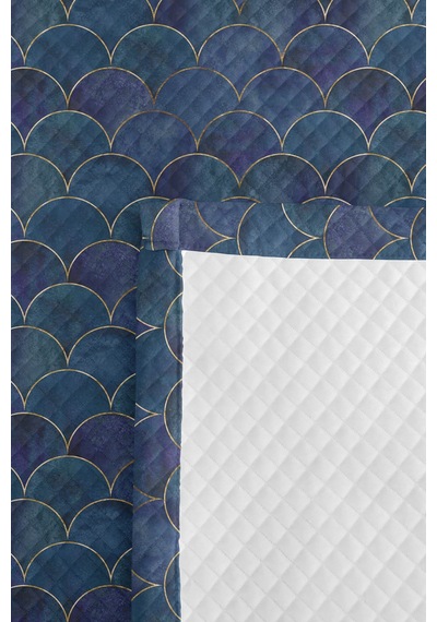 Mavi Geometrik Genç Odası Tek Kişilik Pike Takımı - Lacivert Altın 160x220 Cm Kapitone Yatak Örtüsü Esintili Kadife Rüyası Mavi Geometrik Genç Odası Tek Kişilik Pike Takımı - Lacivert Altın 160x220 Cm Kapitone Yatak Örtüsü Esintili Kadife Rüyası