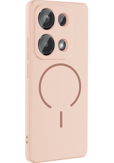 Redmi Note 13 Pro 4g Kılıf M-safe Şarj Özellikli Mkst Meta Kapak - Lacivert Lacivert