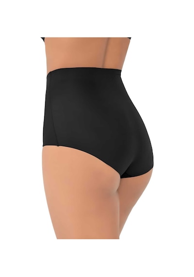 Uniquetrenders Kadın Lazer Kesim Ve Toparlayıcı Slip Külot Korse Siyah