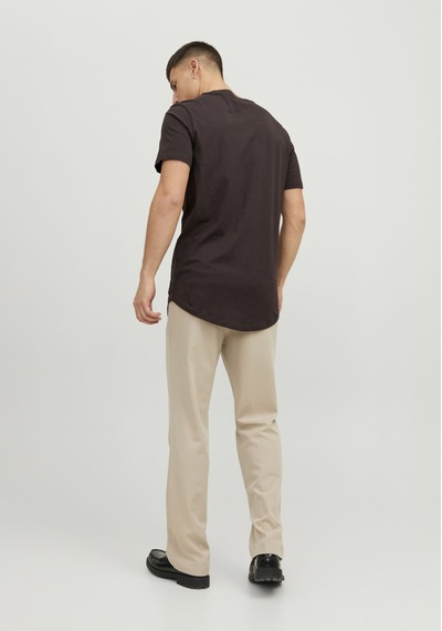 Jack & Jones Bisiklet Yaka Rahat Kesim Tisört Noa 12113648 Seal Brown Kahverengi Jack & Jones Bisiklet Yaka Rahat Kesim Tisört Noa 12113648 Seal Brown Kahverengi