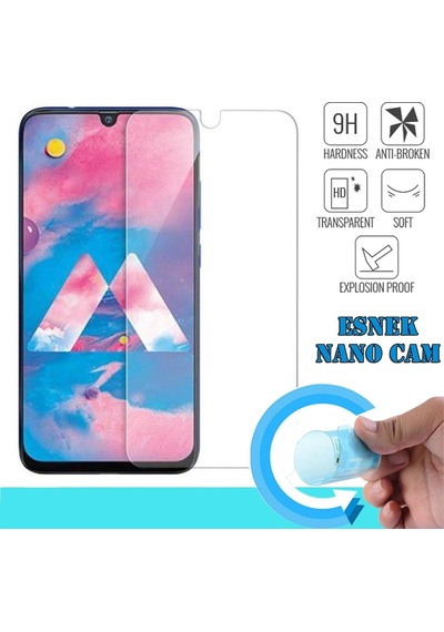 Samsung Uyumlu Galaxy A50 Nano Kırılmaz Cam Ekran Koruyucu Plastik Ve Ca