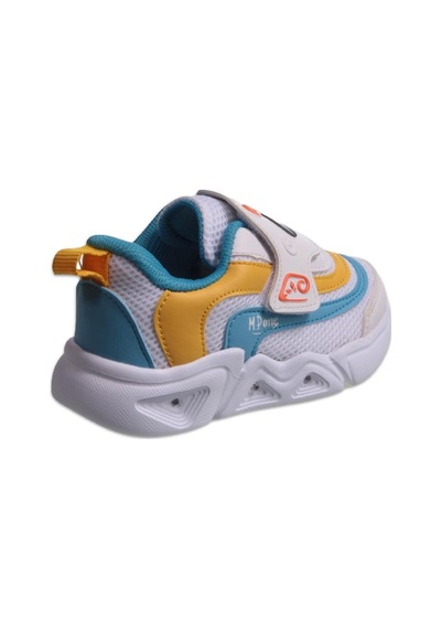 M.P One MP One Glowstep Bebek Velcro Beyaz-mavi Sneaker-beyaz - Mavi 21 Beyaz - Mavi