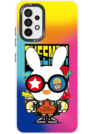 Newface Samsung Galaxy A53 5g Kılıf Estoril Desenli Kapak - Estoril - 10 Mavi