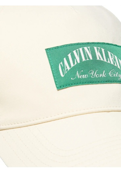 Calvin Klein Herıtage Crest Patch Krem Erkek Şapka