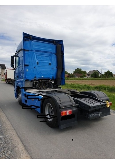 Actros Sol Üst Ön Arka Çamurluk Takımı