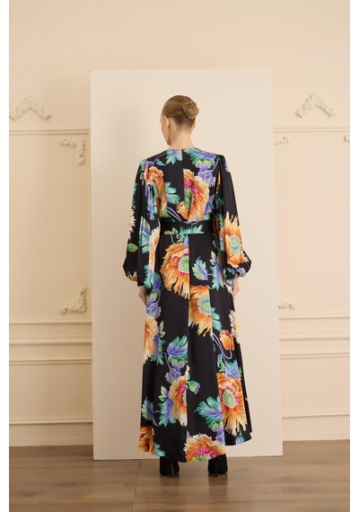 Senna Azalea Dress Nar Çiçeği Nar Çiçeği